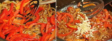 рагу из баранины с болгарским перцем и томатами. Шаг 4