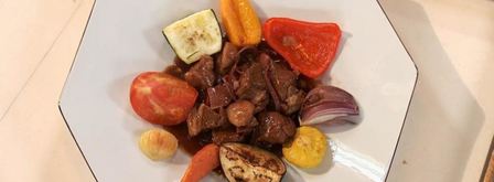 рагу из барашка с чесночной подливой. Шаг 7