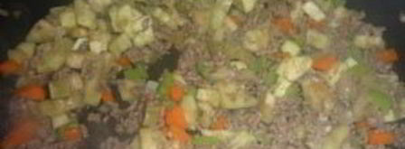 рагу из фарша с кабачками. Шаг 6