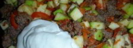 рагу из кабачков с фаршем. Шаг 3