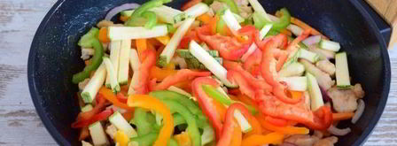 рагу из кабачков с курицей. Шаг 7