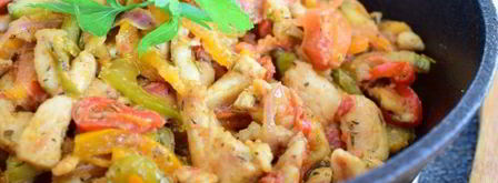 рагу из кабачков с курицей. Шаг 11