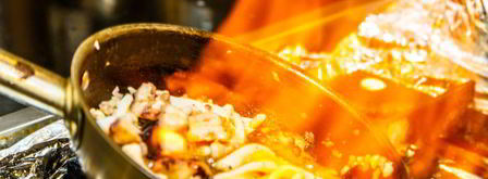 рагу из морепродуктов с соусом зеленый перец. Шаг 6