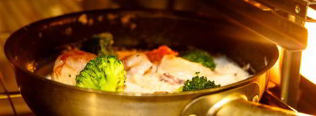 рагу из морепродуктов с соусом зеленый перец. Шаг 9