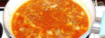 рагу из зеленого горошка с мясом. Шаг 4