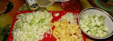 рагу овощное с мясом. Шаг 5