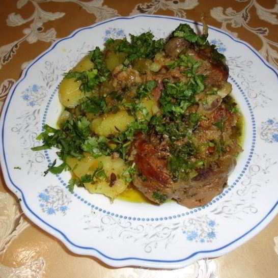 Рецепт рагу с бараниной и чебрецом