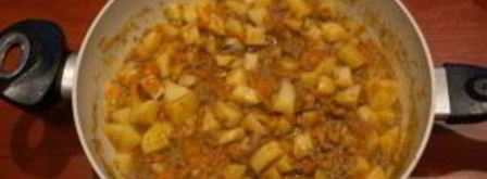 рагу с фаршем говядины. Шаг 10