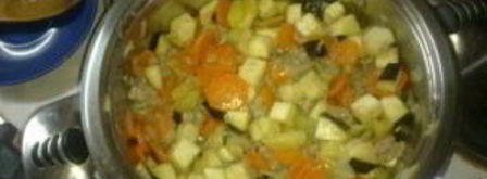 рагу с фаршем и овощами. Шаг 4