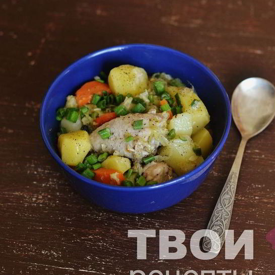 Рецепт рагу с курицей
