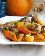 Рагу с мясными шариками