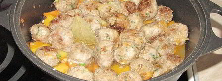 рагу с мясными шариками. Шаг 8