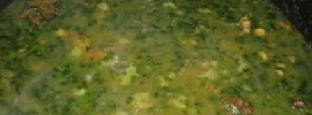 рагу со шпинатом и горохом. Шаг 4