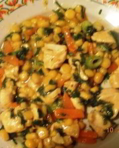 Солнечное куриное рагу