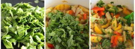 уютное рагу из овощей и куриных котлеток. Шаг 7