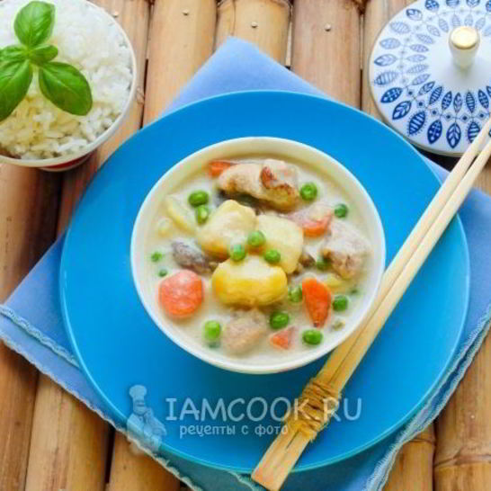 Рецепт японского сливочного рагу