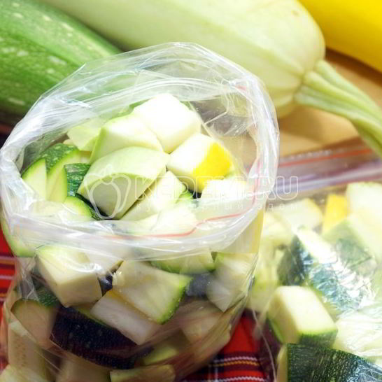 Рецепт замороженных кабачков кубики для рагу