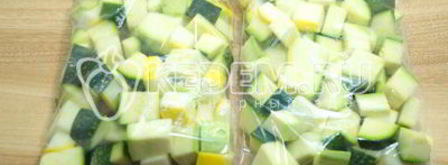 замороженные кабачки кубики для рагу. Шаг 5