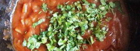 запеченная тыква, фаршированная овощным рагу с грибами и сыром. Шаг 5