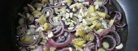 зеленое рагу с имбирем и морковью. Шаг 2