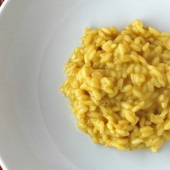 Рецепт быстрого желтого ризотто