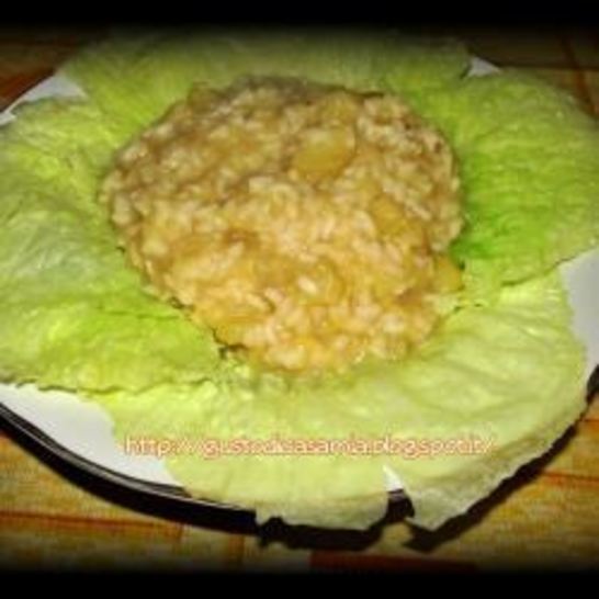 Рецепт овощного ризотто с картофелем и капустой