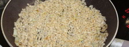 перловое ризотто с зелеными овощами. Шаг 2