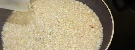 перловое ризотто с зелеными овощами. Шаг 3