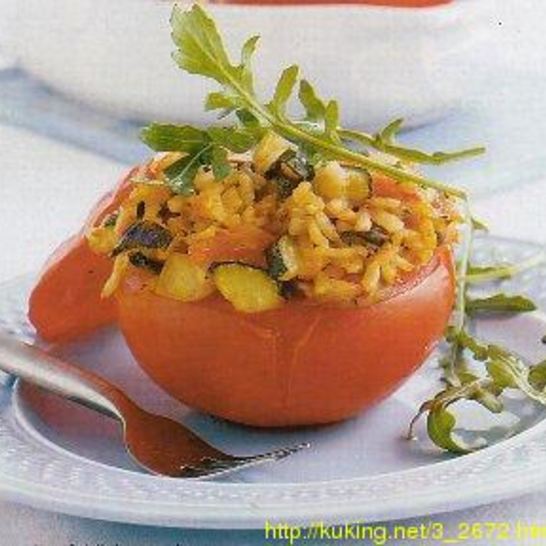 Рецепт помидоров, фаршированных ризотто