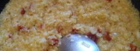 ризотто из булгура с рукколой. Шаг 6