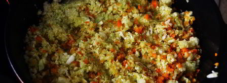 ризотто из бурого риса с овощами. Шаг 3