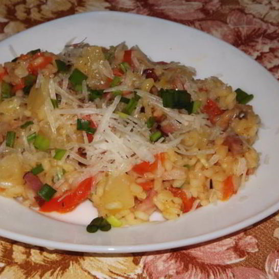 Рецепт ризотто по-гавайски