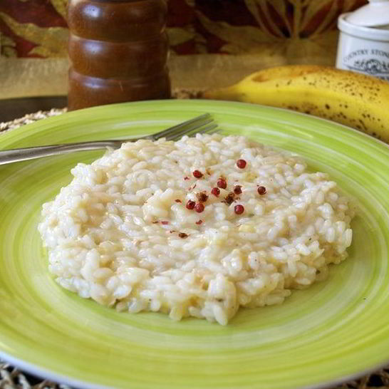 Рецепт ризотто с бананом