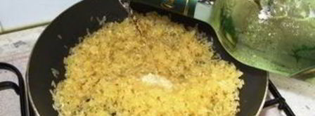 ризотто с чернилами каракатицы. Шаг 3