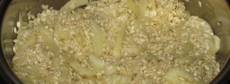 ризотто с фенхелем в сырных корзиночках. Шаг 2
