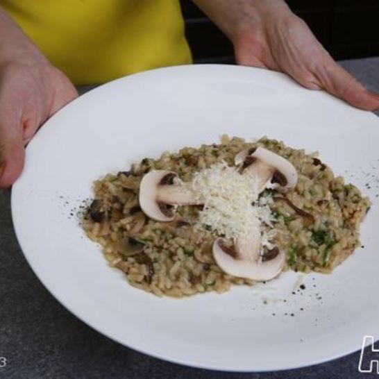 Рецепт ризотто с грибами