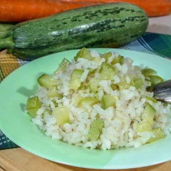 Рецепт ризотто с кабачками