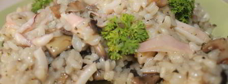 ризотто с кальмарами и шампиньонами. Шаг 11