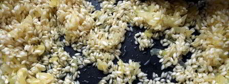 ризотто с красным вином. Шаг 2