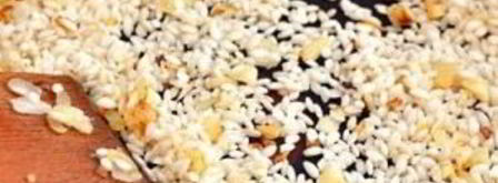 ризотто с креветками и горошком. Шаг 3