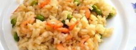 ризотто с креветками и горошком. Шаг 7