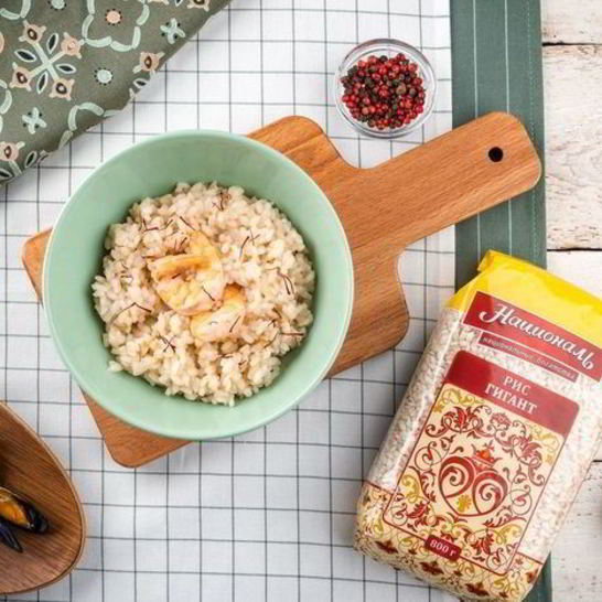 Рецепт ризотто с креветками и мидиями