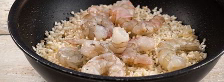 ризотто с креветками и мидиями. Шаг 4