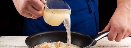 ризотто с креветками и мидиями. Шаг 6