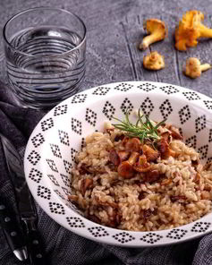 Ризотто с лисичками