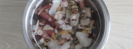 ризотто с морепродуктами в мультиварке. Шаг 7