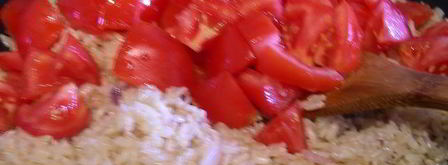 ризотто с помидорами и вялеными томатами. Шаг 3