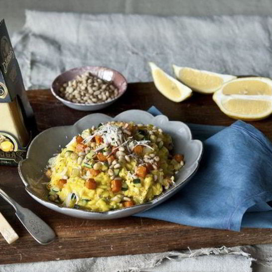 Рецепт ризотто с шафраном и сыром джюгас