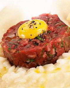 Ризотто с тар-таром