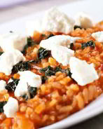 Ризотто с томатами и брынзой